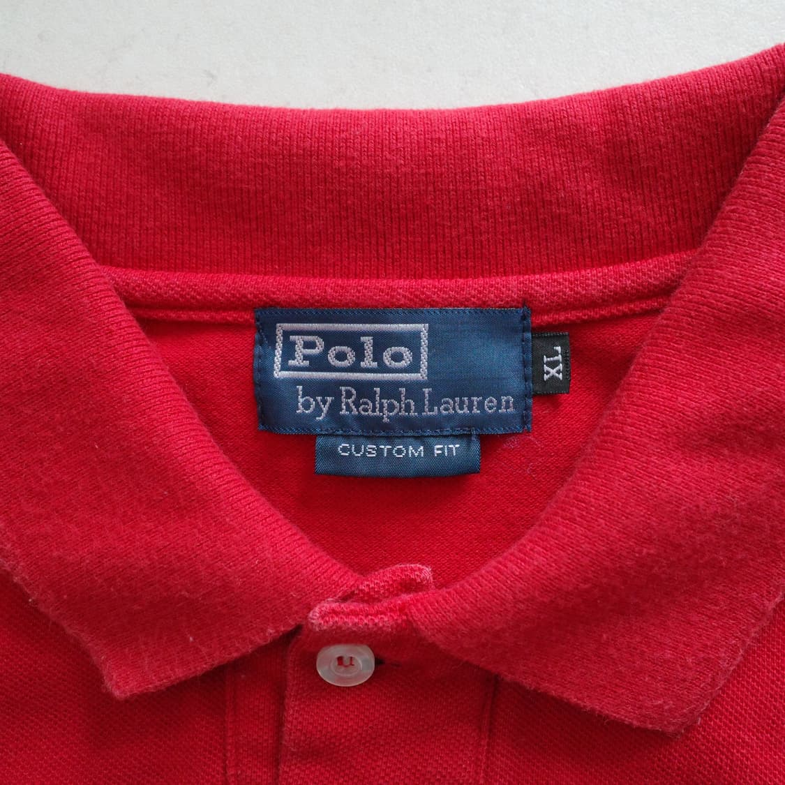 90s 폴로 오리지널 MADE IN USA 빅포니 카라티 XL 상품이미지5