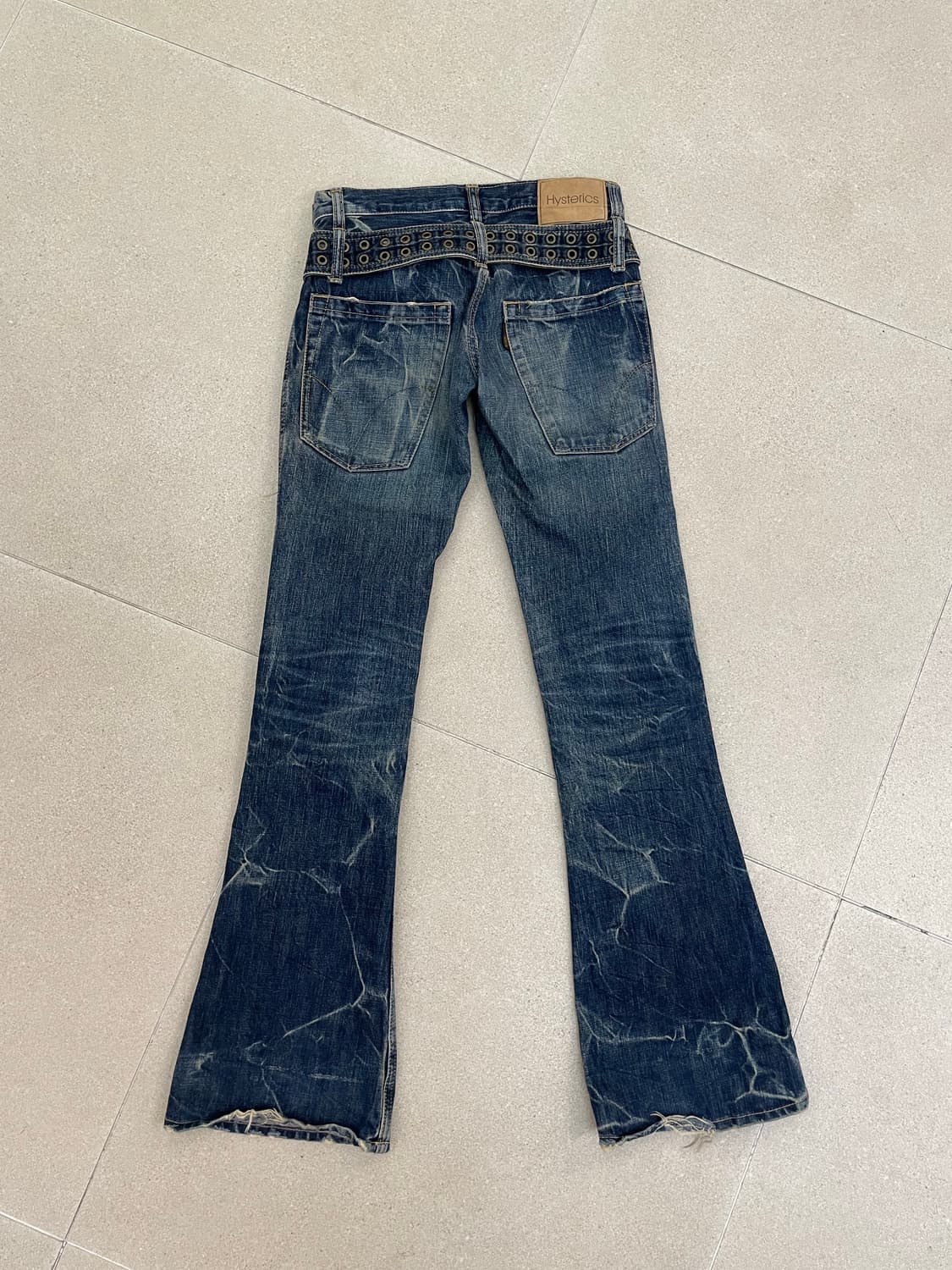 히스테릭글래머 데님 벨트 부츠컷 팬츠 상품이미지4