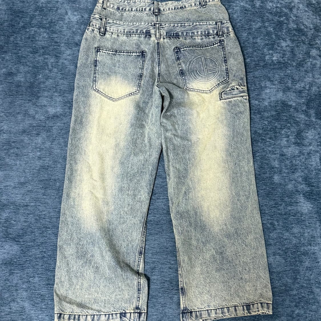 아이돈워너셀 레이어 커브 데님 인디고 상품이미지2