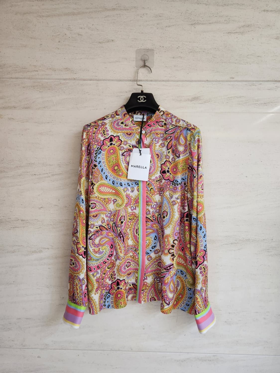 (새상품)막스마라 브랜드 마렐라 페이즐리 프린티드 블라우스 66사이즈 상품이미지5