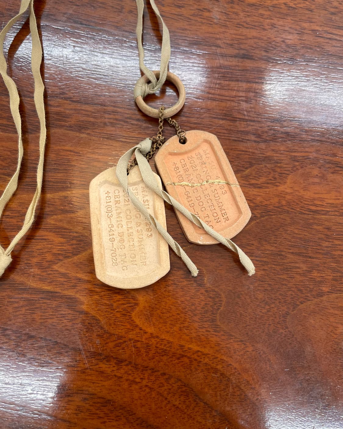 MASU 마수 세라믹 도그택 목걸이 상품이미지2