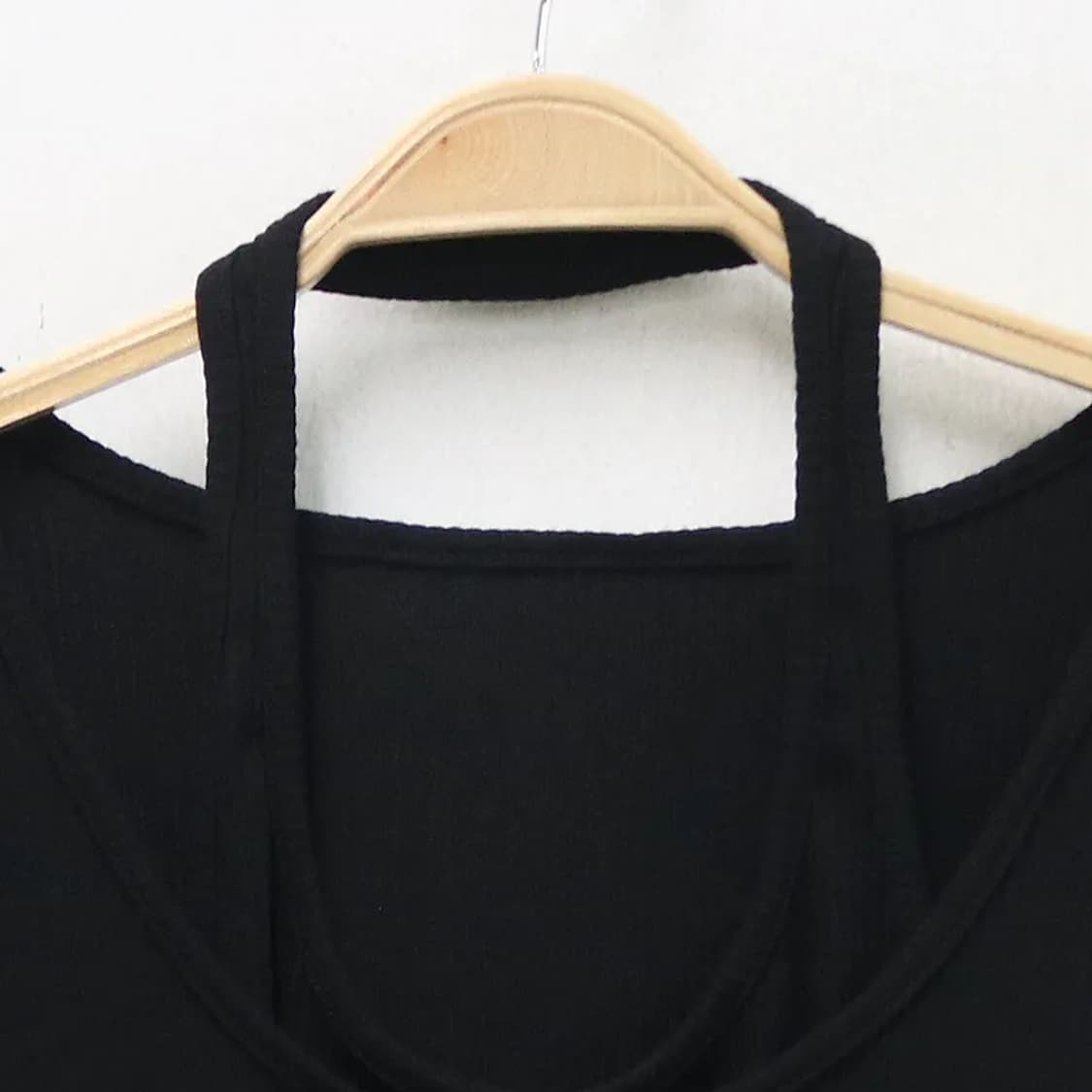 블랙 발레코어 긴팔 티셔츠 61161 상품이미지3