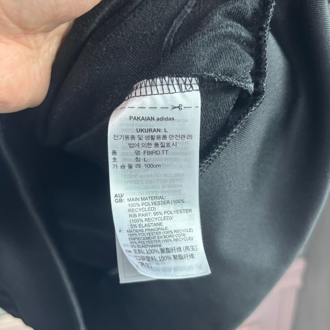 아디다스 신형 파이어버드 져지 트랙탑 블랙 상품이미지3