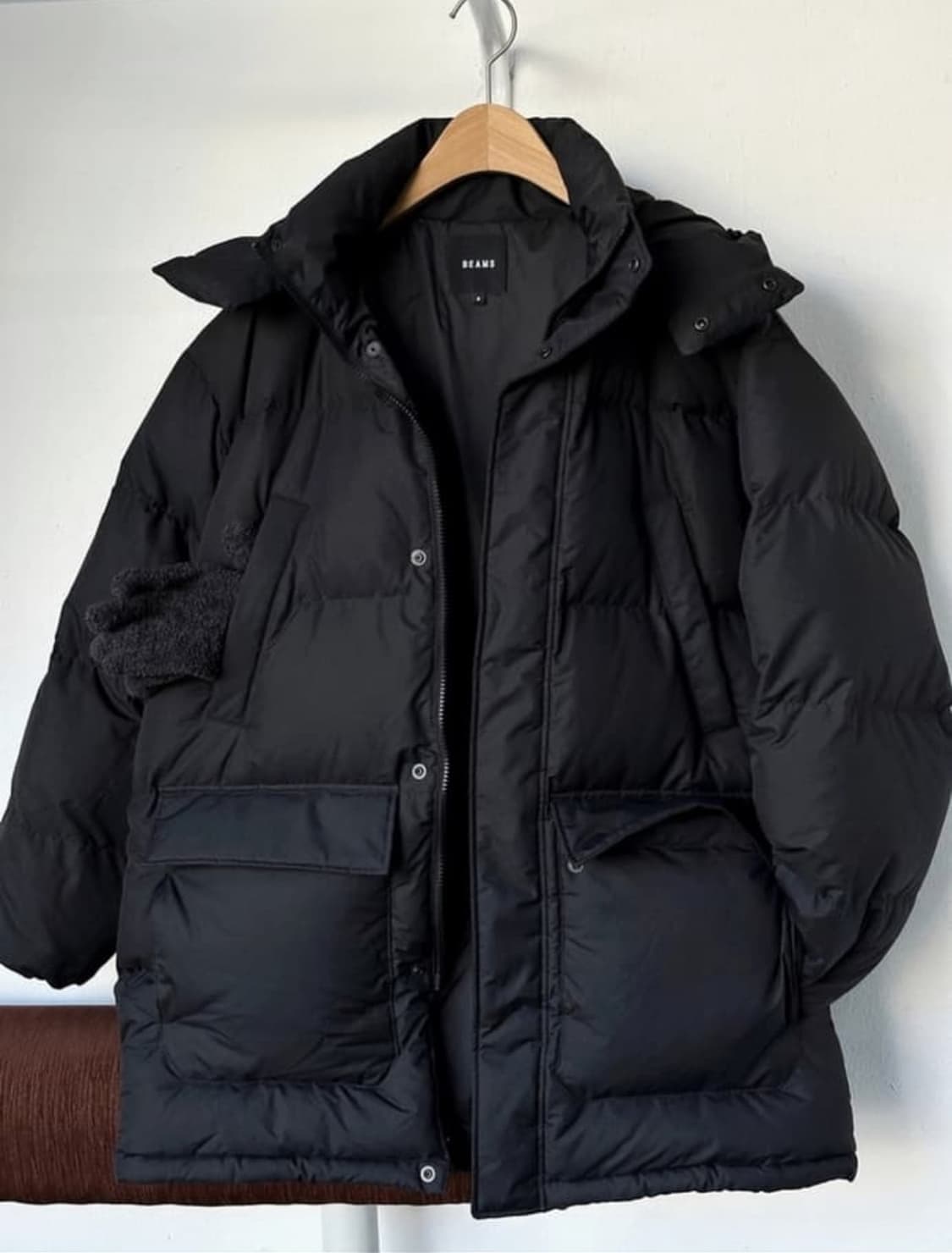 빔즈 다운 자켓 블랙 상품이미지1