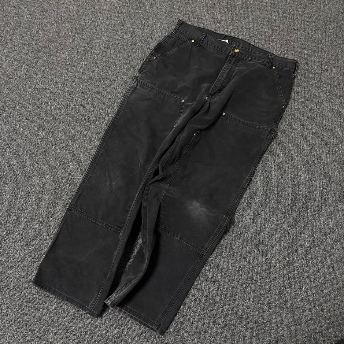 [Rare] 칼하트 더블니 블랙 그레이 b01 blk 상품이미지8