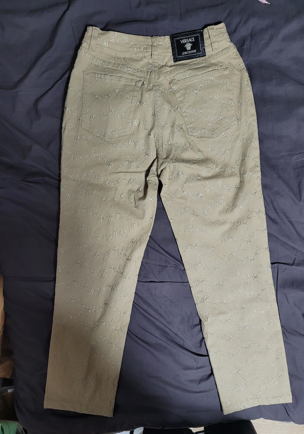 베르사체 진 쿠뛰르 플라워 패턴 스판팬츠 상품이미지6