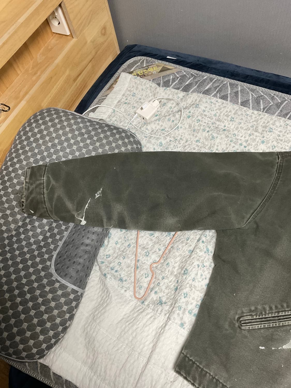 칼하트 디트로이트 j97 mos green XL 상품이미지5