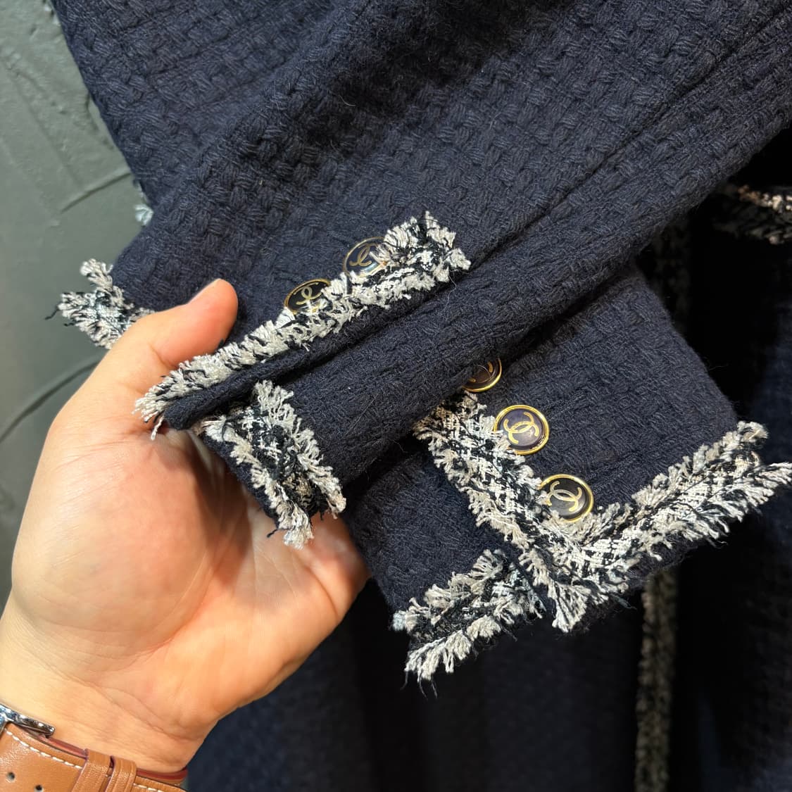 [4] CHANLE 샤넬 트위드 코트 상품이미지3