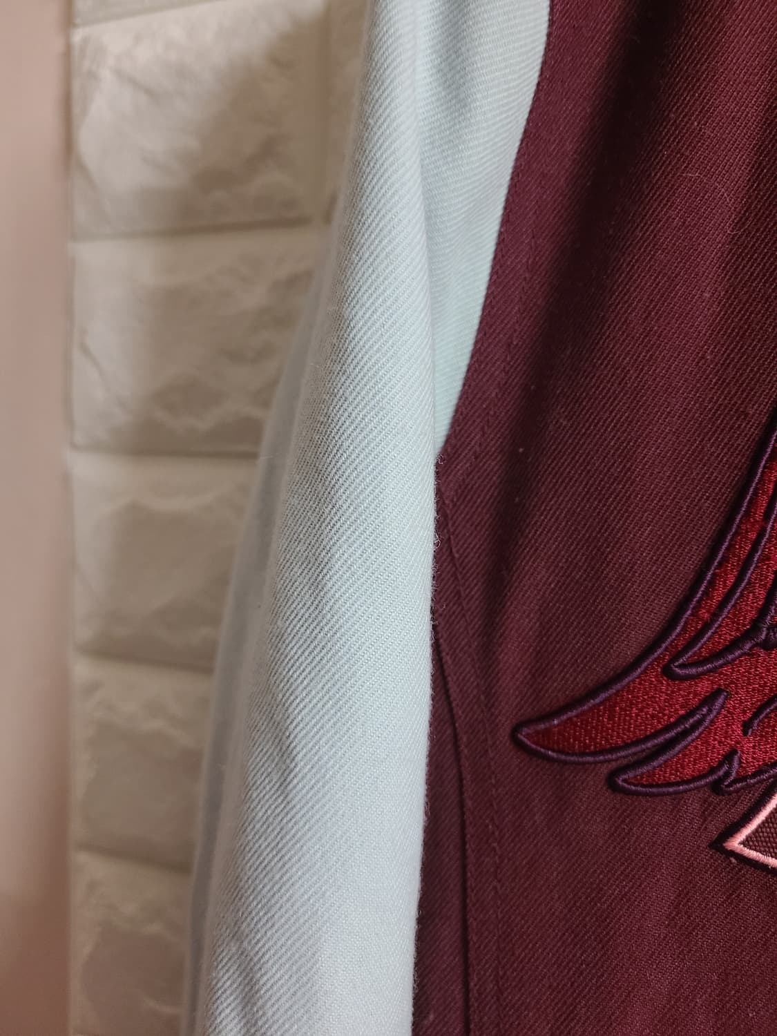 MLB 여자 야구점퍼 버건디s 상품이미지5