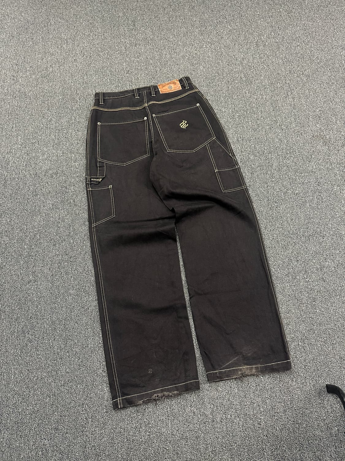 34) ROCAWEAR 로카웨어 카펜터 워크팬츠 블랙 진 데님팬츠 상품이미지1