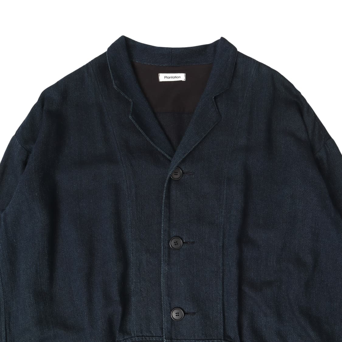 Plantation by issey miyake 가먼트다이 데님 코트 상품이미지2