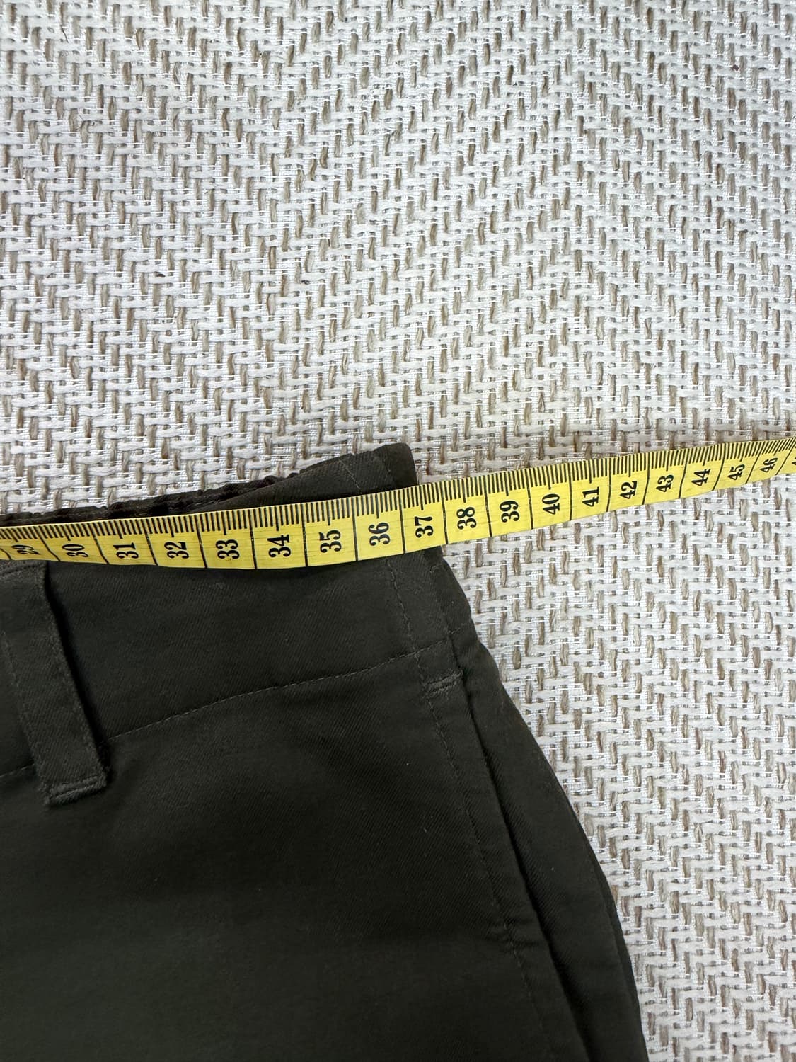 정품) COS 코스 남성 카키색 카고 밴딩 면바지 46 상품이미지7