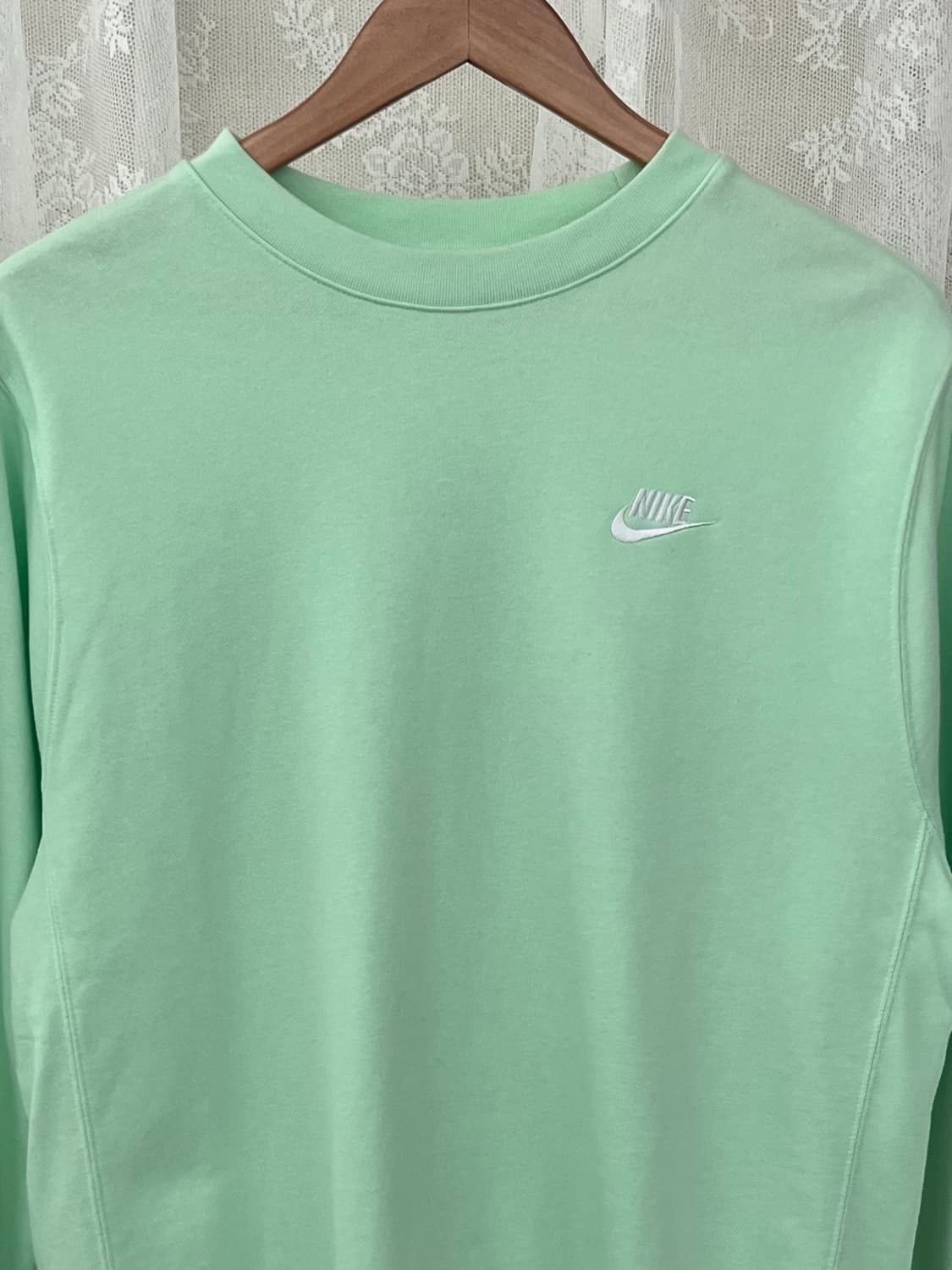 M) 나이키 맨투맨 티셔츠 민트 상품이미지3