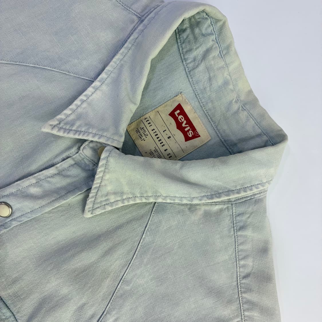Levi's 리바이스 워시드 데님 웨스턴 셔츠-#원윜구매가능  Price 상품이미지3