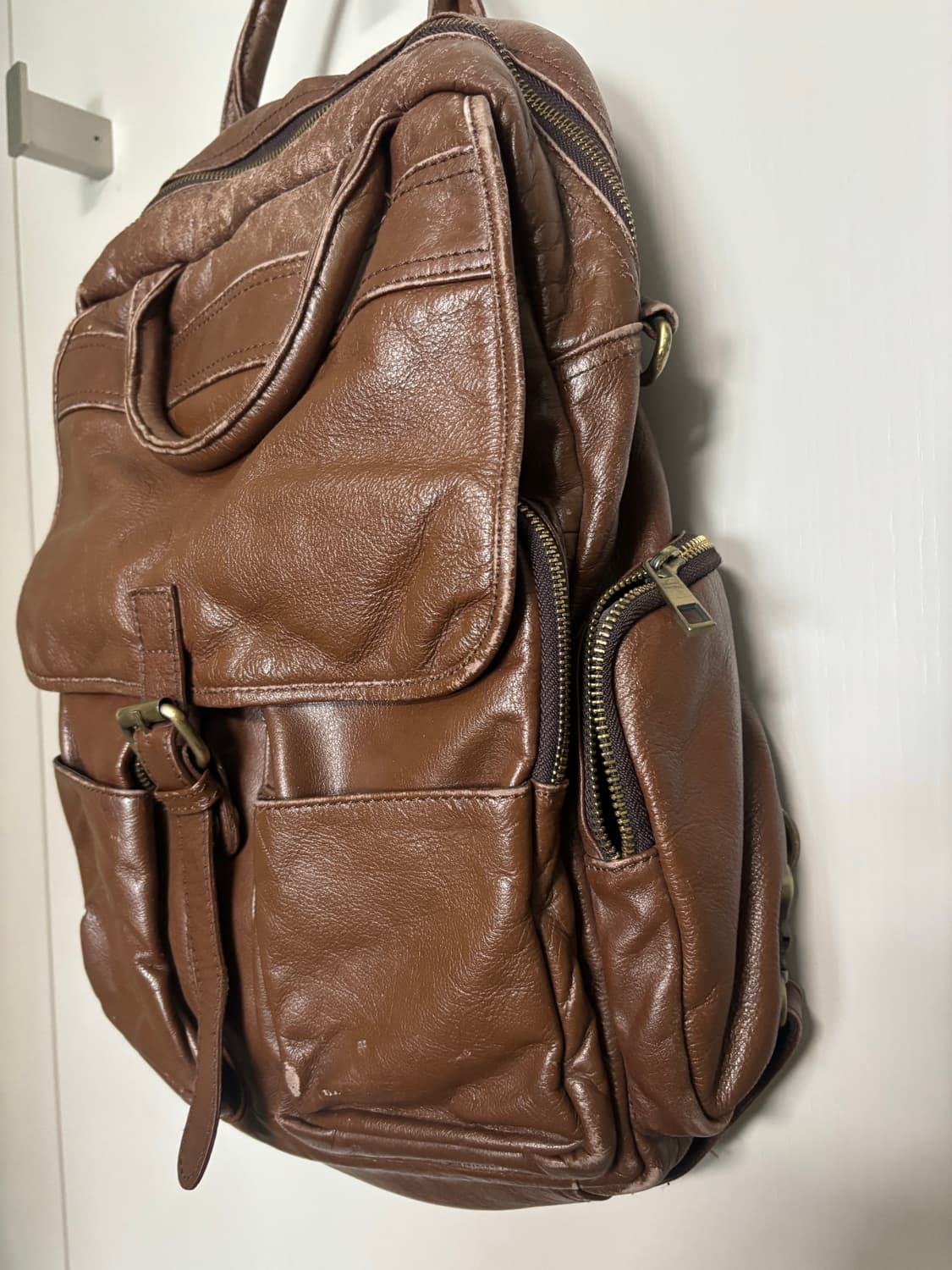 빈티지 소가죽 백팩 멀티백 상품이미지3