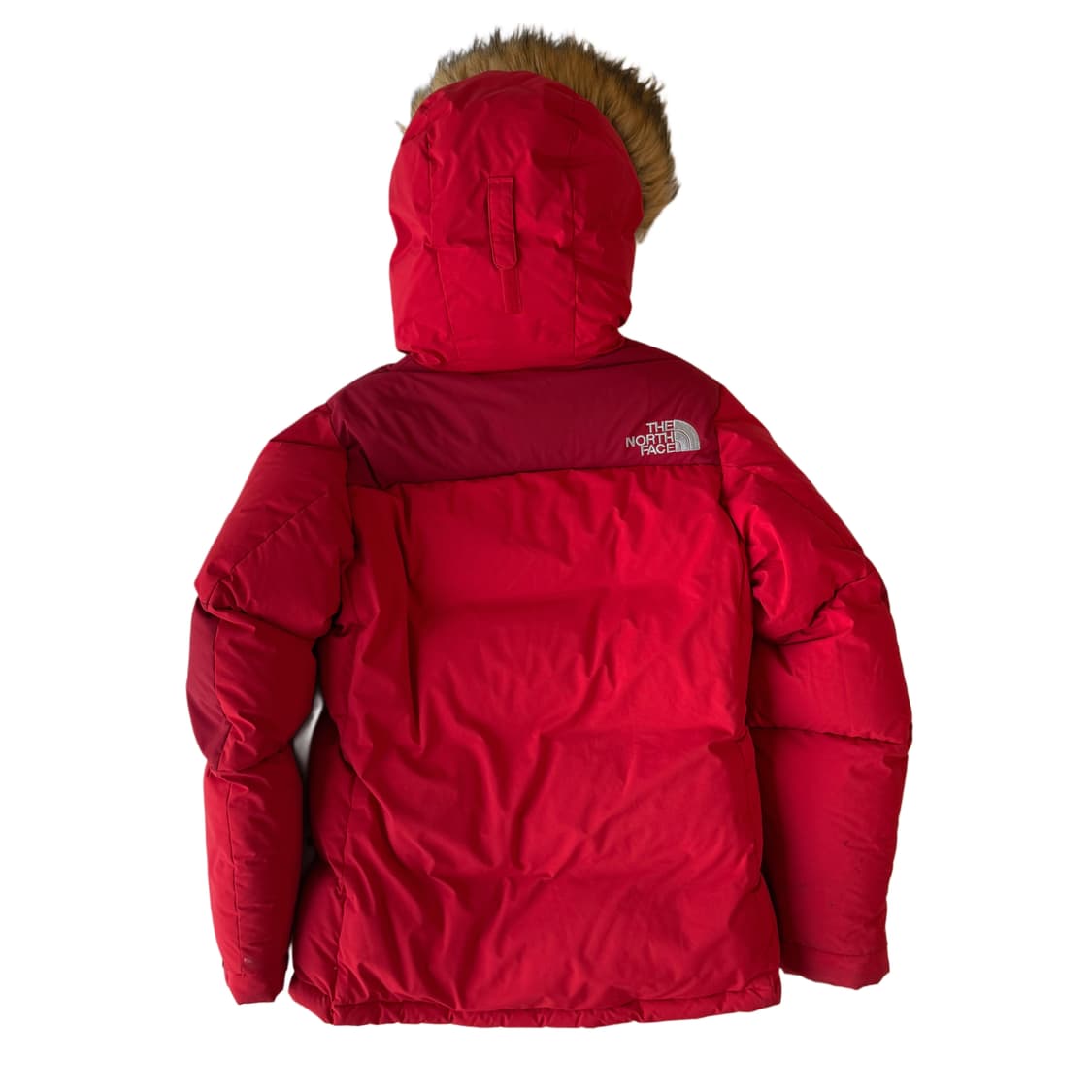 노스페이스 레드 대장급 퍼 후드 패딩 구스다운 XL 상품이미지8