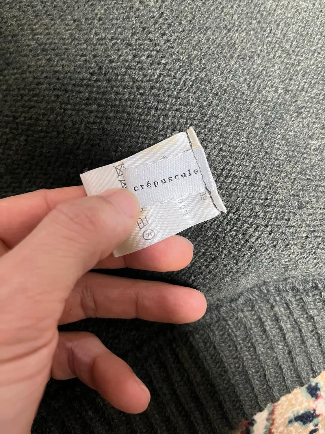 Crepuscule 크리퍼스큘 니트집업 2size 상품이미지2