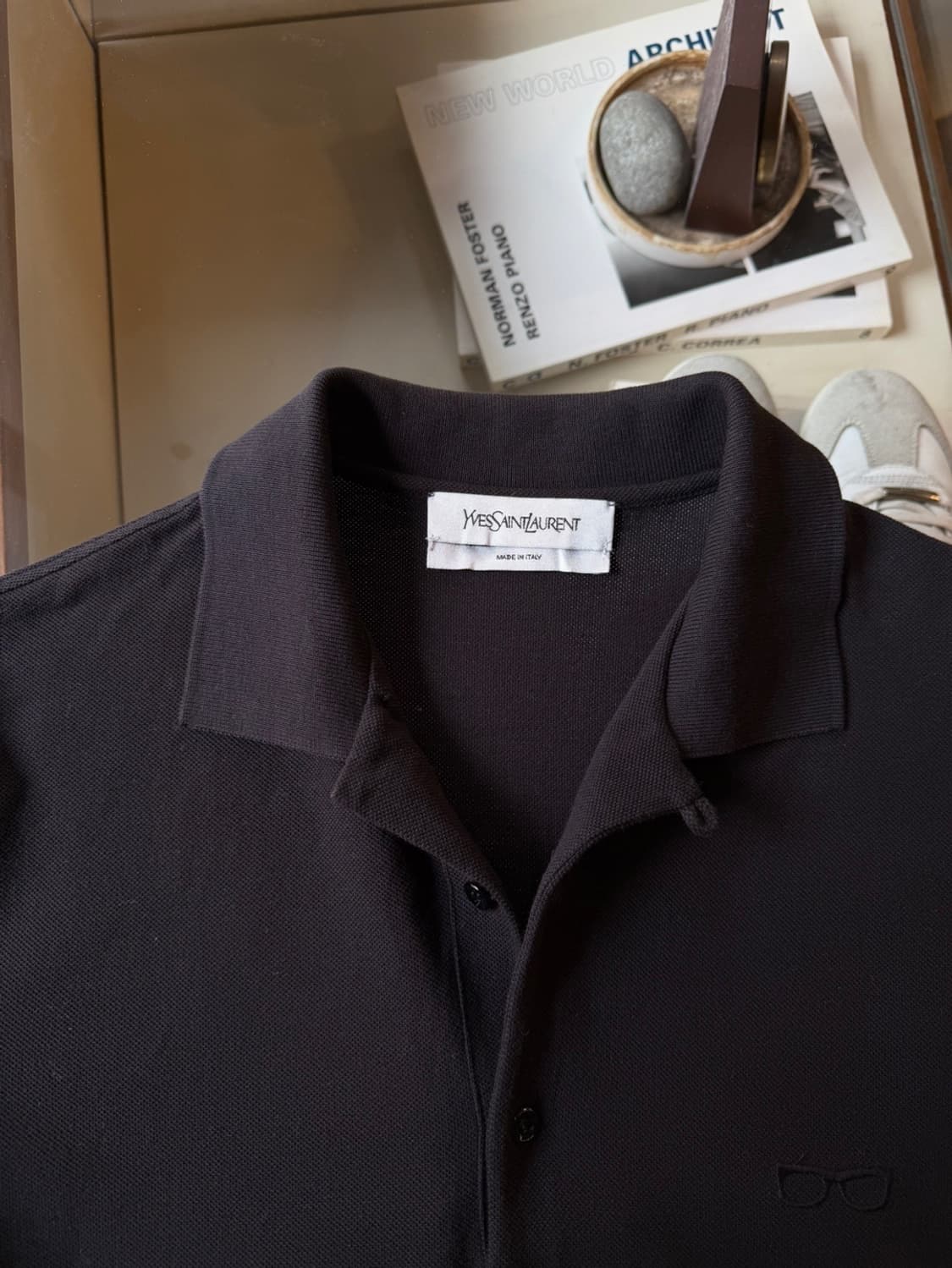 이브생로랑 오픈칼라넥 셔츠 100 상품이미지5
