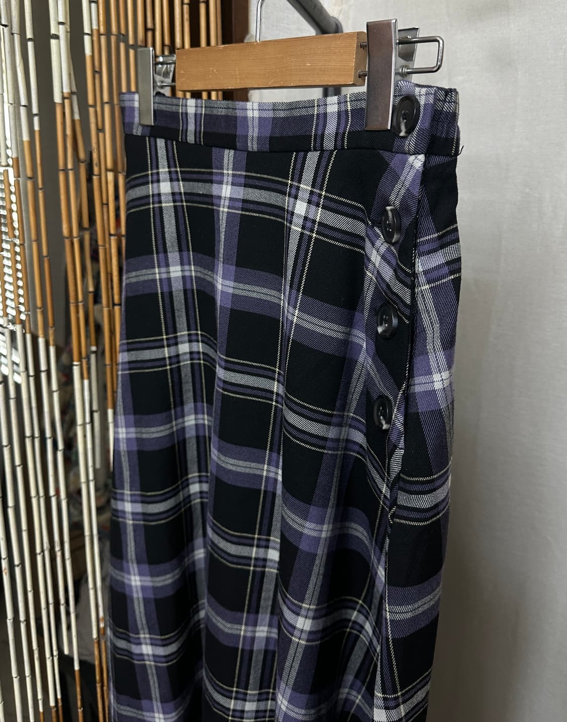 gu check skirt 상품이미지2