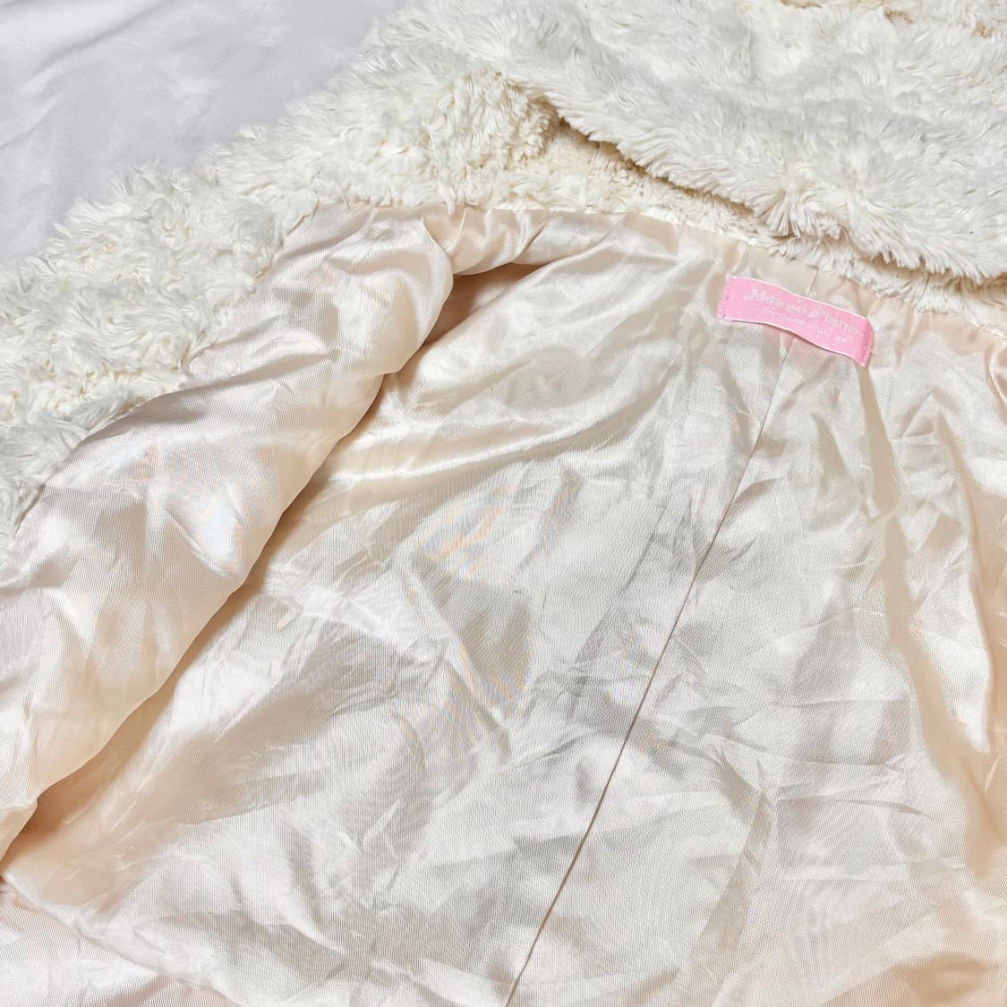 메조피아노 라떼갸루 보아털 판쵸 코트 상품이미지3