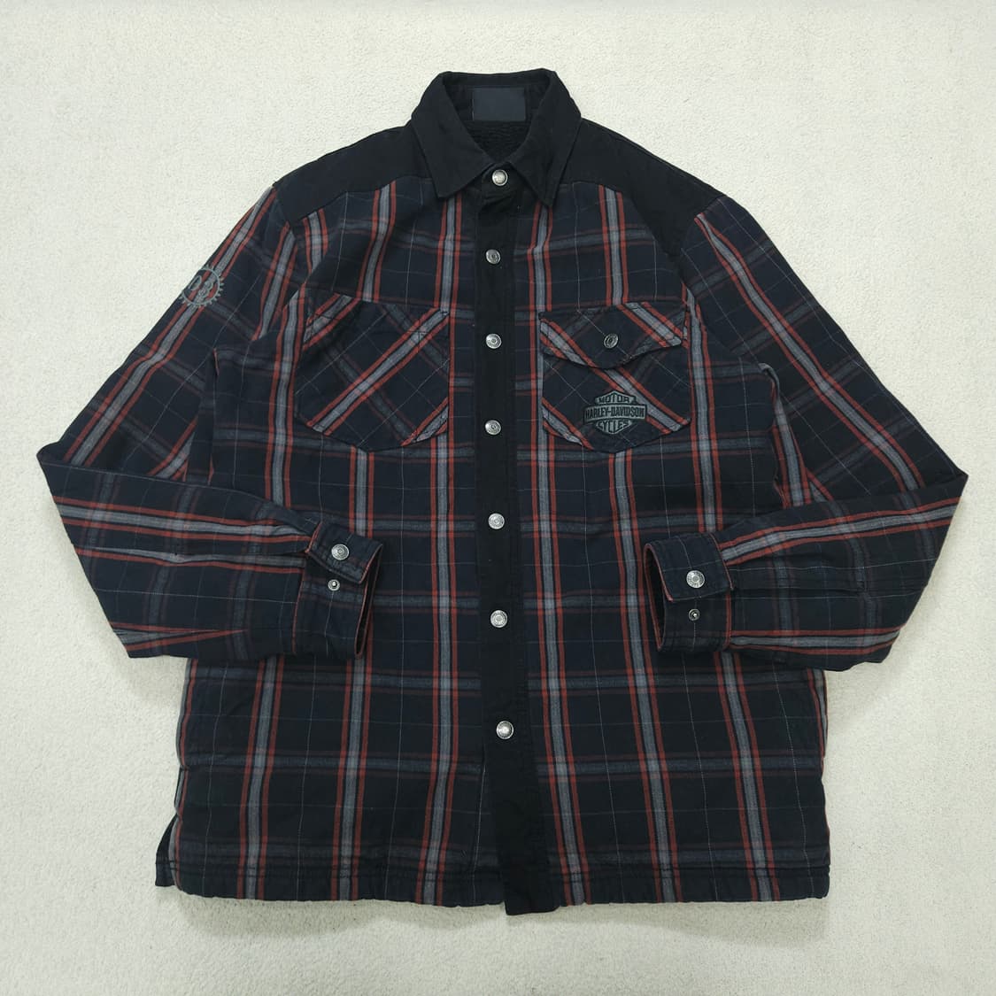 할리데이비슨 쉐르파 플란넬 자켓 M 상품이미지2