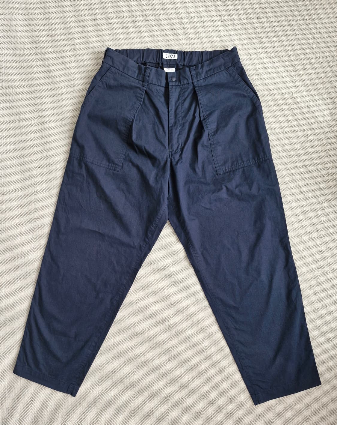 ESFAI 에스파이 원 턱 밴딩 퍼티그 팬츠 M  상품이미지1