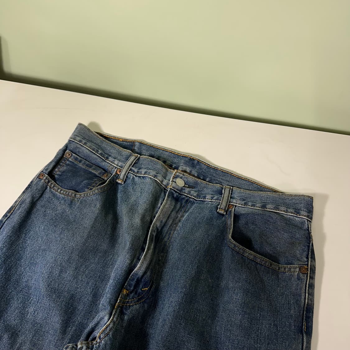 XL 36 리바이스550 USA 레귤러 일자핏 데님팬츠 청바지 상품이미지5