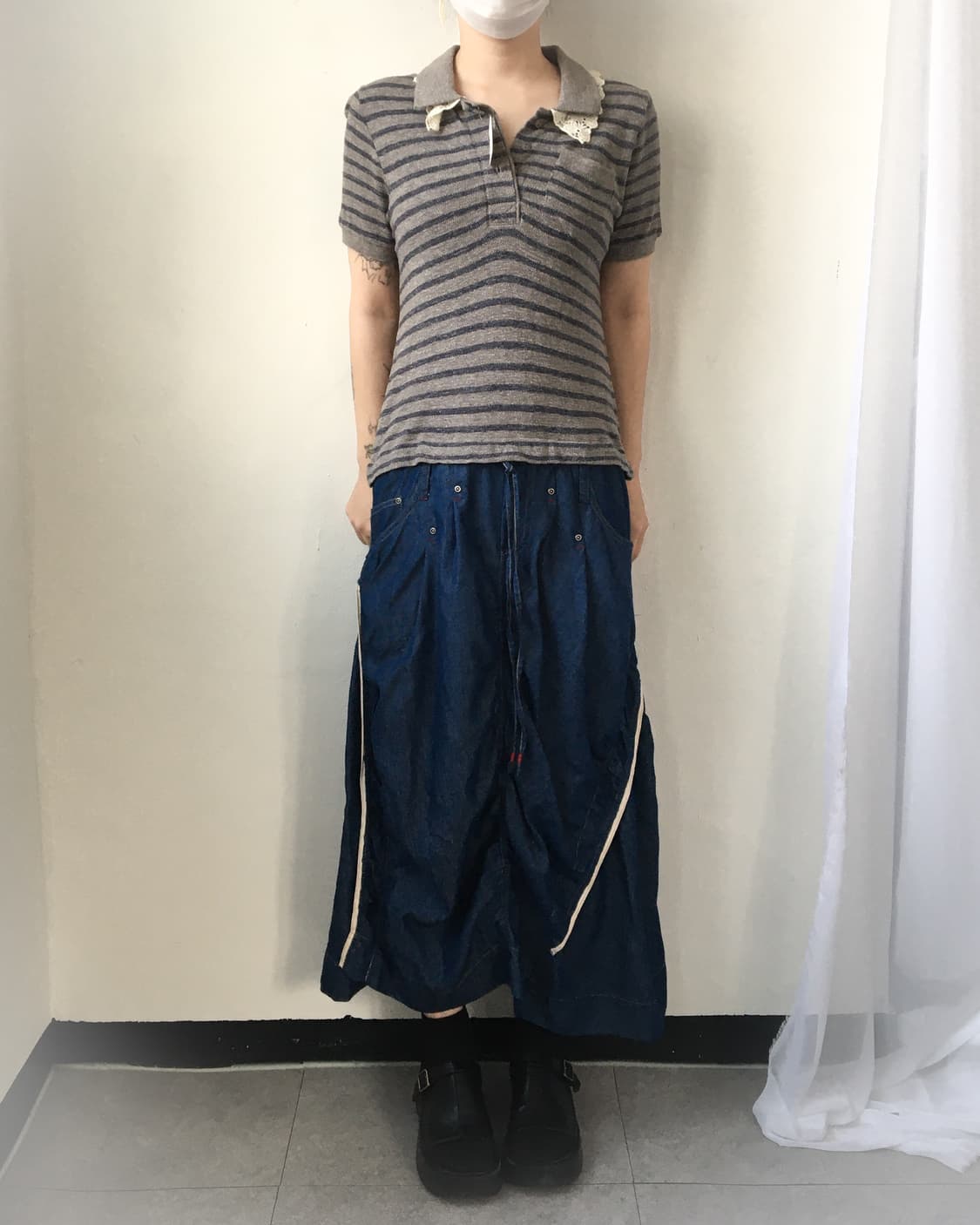 Knit top layered onepiece 상품이미지8