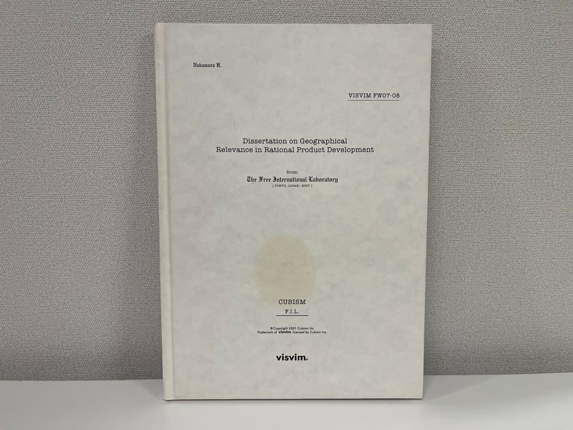 비즈빔 FW07-08 디자인 아카이브 룩북 visvim 상품이미지2