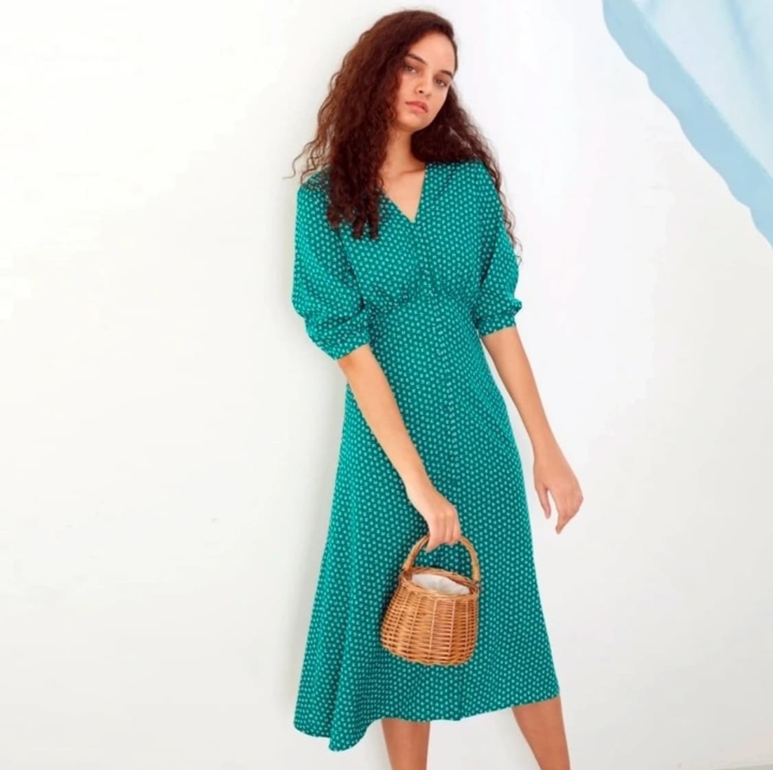 룩캐스트 퍼프 롱원피스 상품이미지1