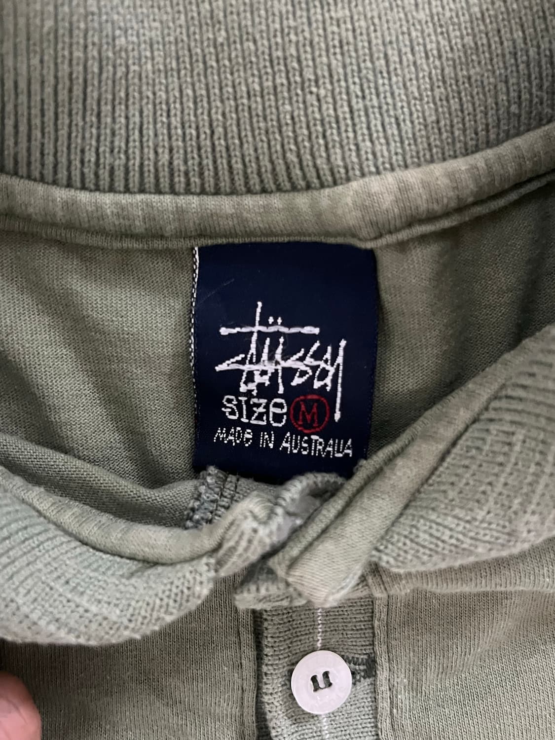 90s old stussy 올드 스투시 폴로 셔츠 상품이미지3