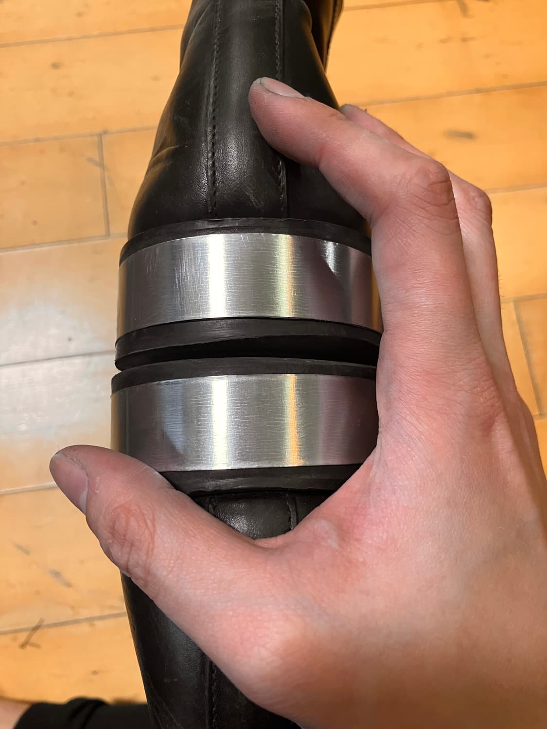 Whoop de doo 훕데두 스퀘어 메탈 힐 집업 부츠 (275) 상품이미지6