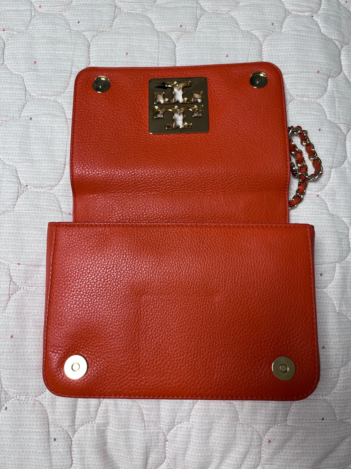 토리버치 어드저스터블 체인 숄더백 스파이스트 오렌지 상품이미지7