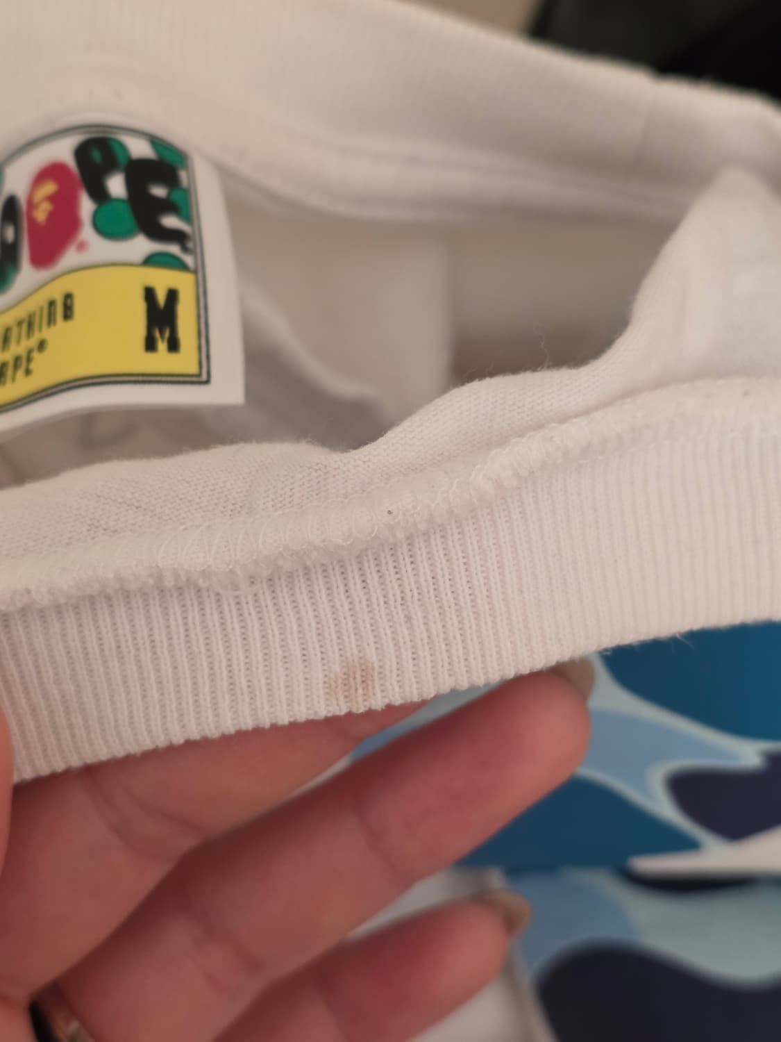 베이프 빅 에이프 헤드 티셔츠 화이트 - M 상품이미지5