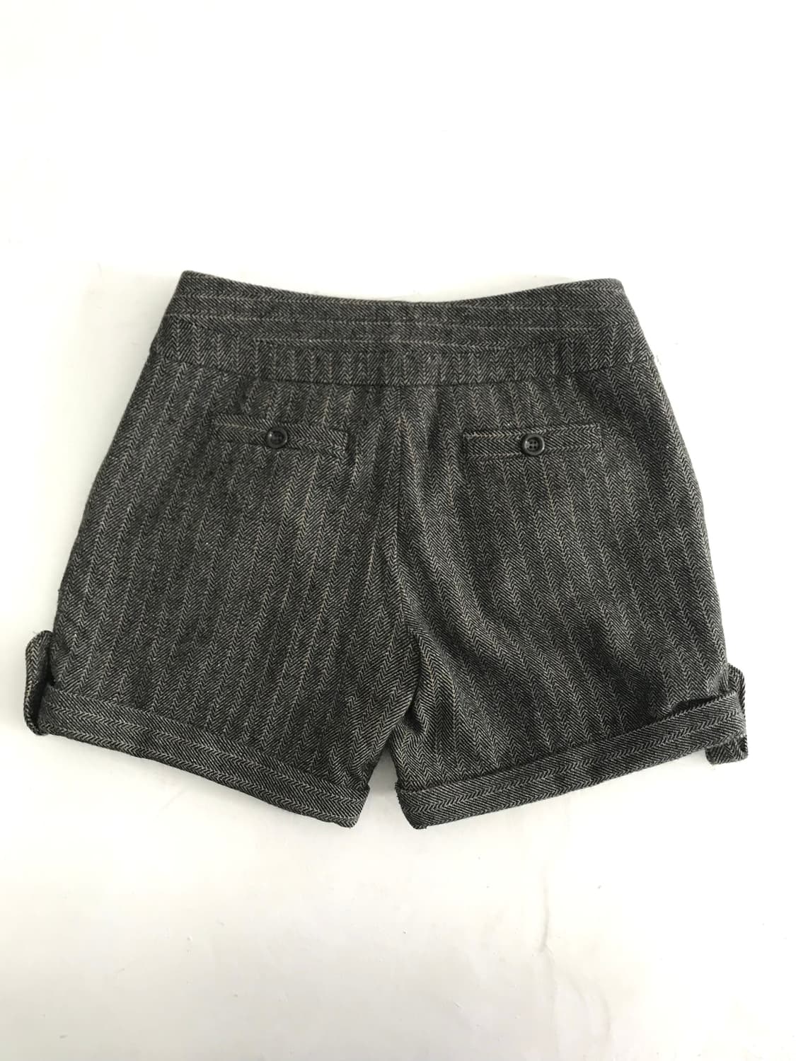 Wool check roll-up half pants 상품이미지7