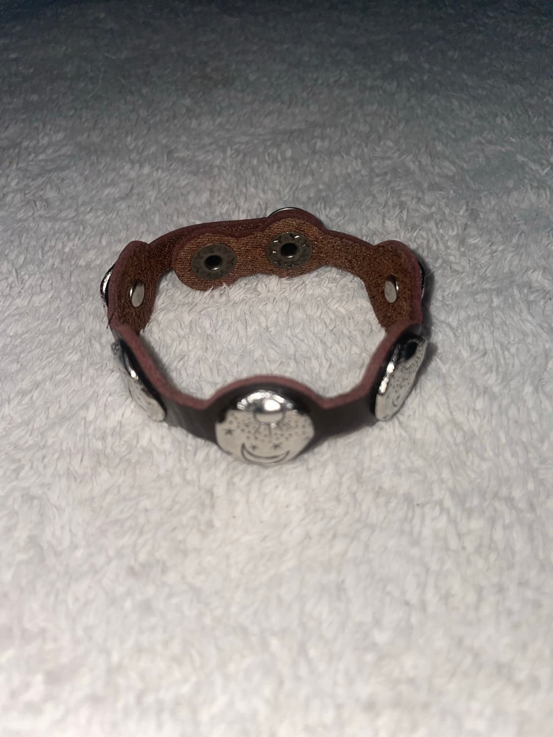 brown stud leather bracelet 상품이미지1