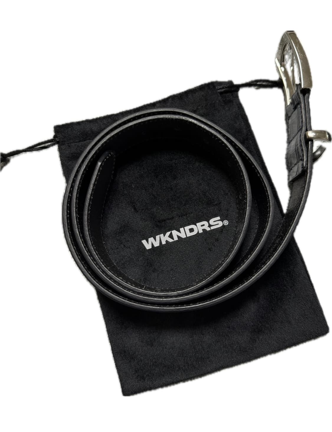 위캔더스 CROC  BELT (NAVY) 상품이미지3