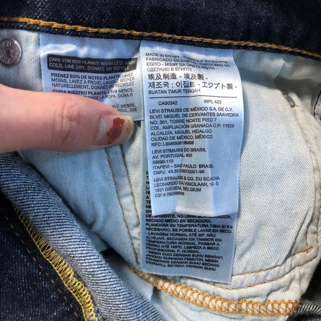 리바이스 527 부츠컷 데님팬츠  상품이미지10