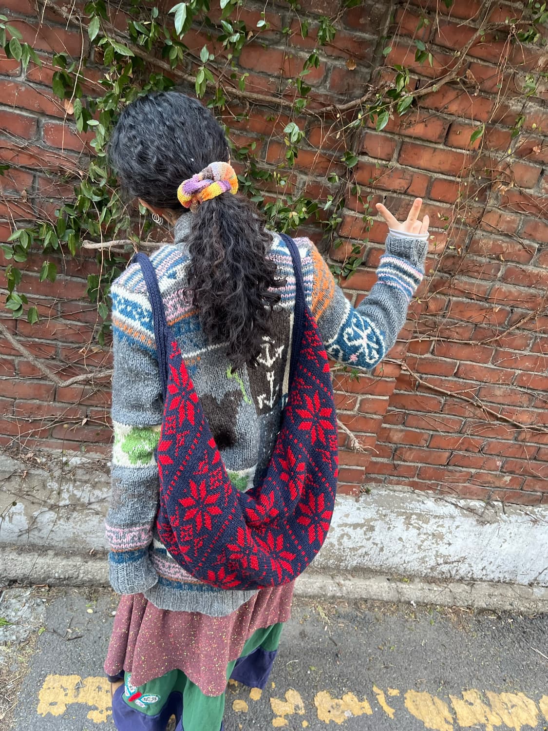 Beams boy 뜨개질 토트&백팩 상품이미지1