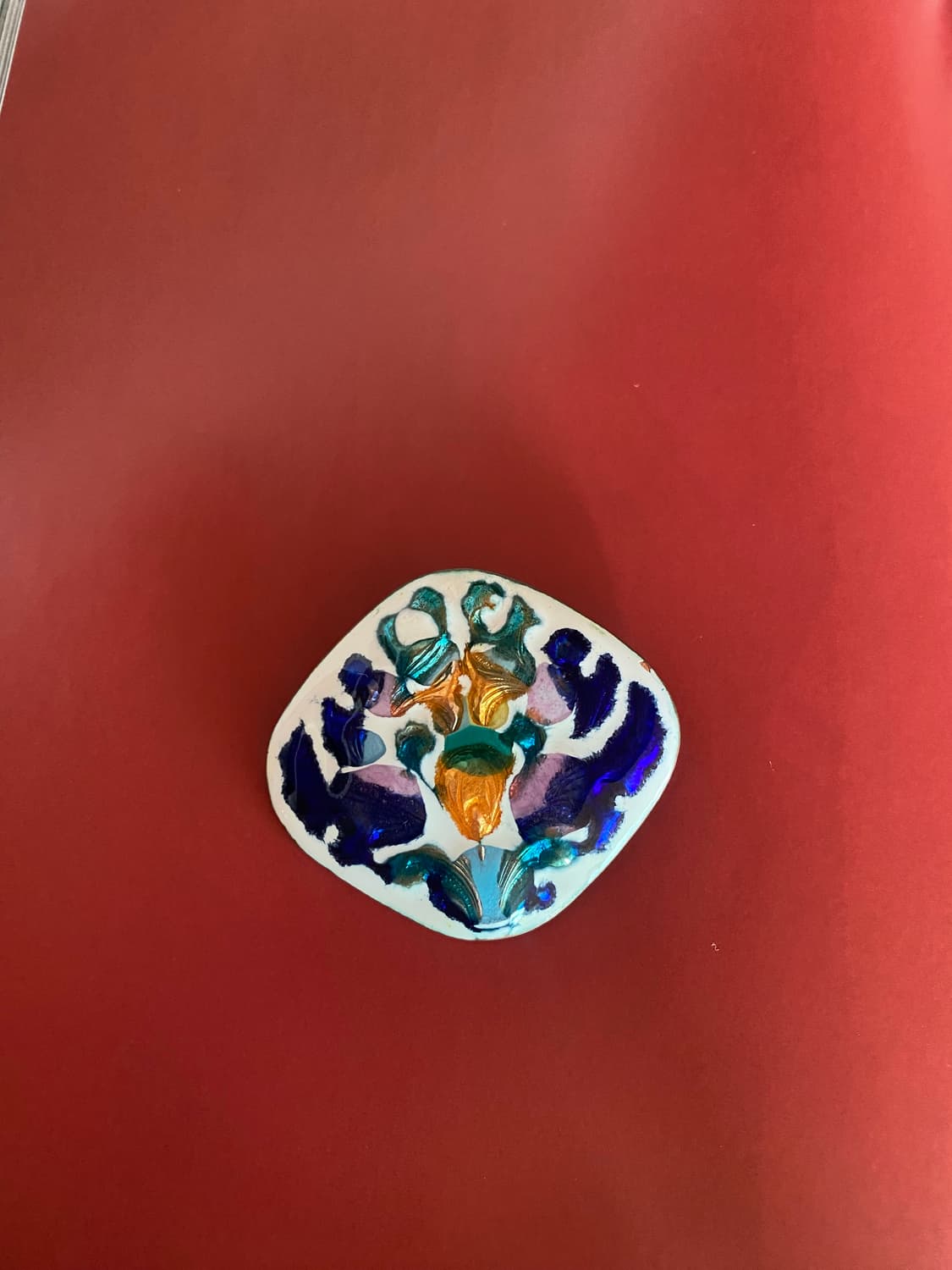 핸드페인팅 아트 에나멜 브로치  상품이미지1