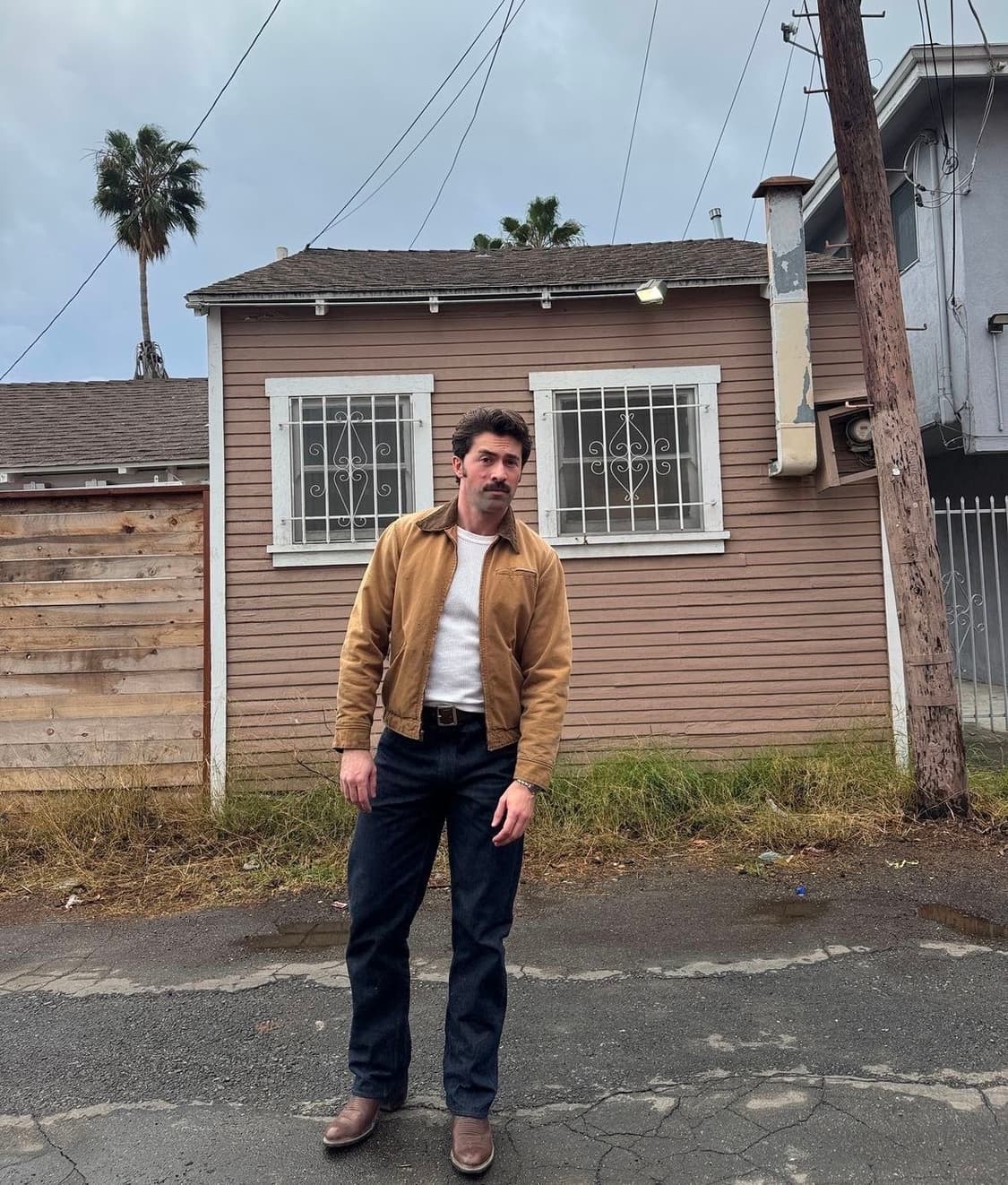 [L] 칼하트 디트로이트 재킷 브라운 상품이미지2