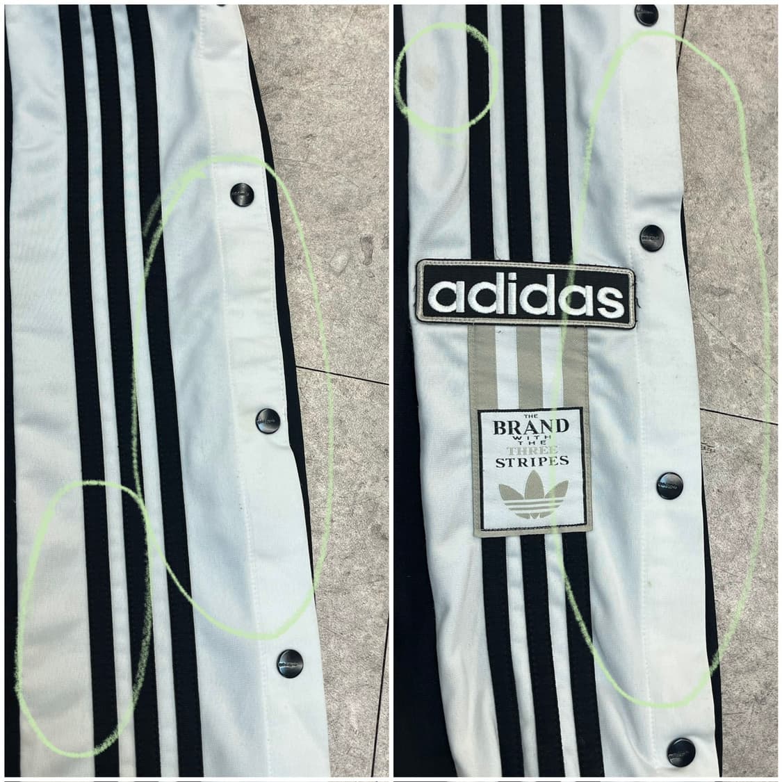 아디다스 브레이크 팬츠 블랙 S #csz3719 상품이미지6