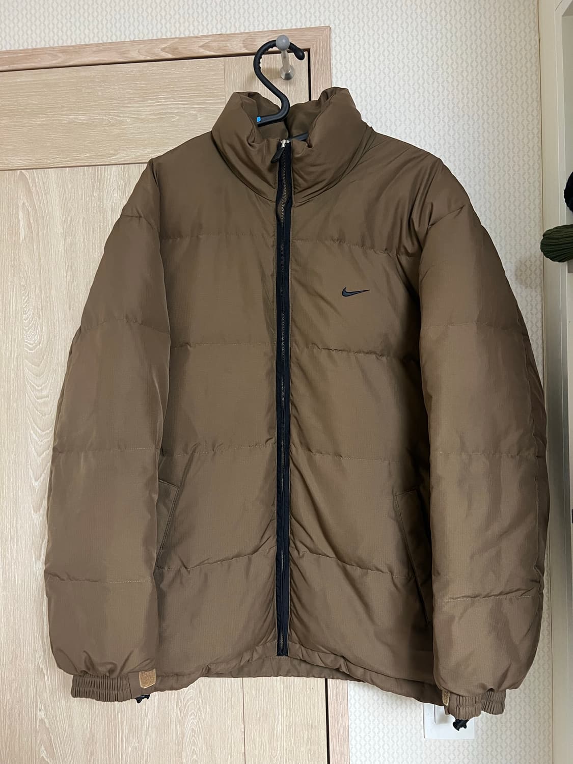 00s 나이키 올드스쿨 빈티지 뉴챔프 브라운 패딩 상품이미지1