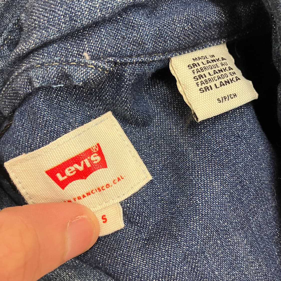 N132 리바이스 웨스턴 데님 청셔츠 상품이미지3