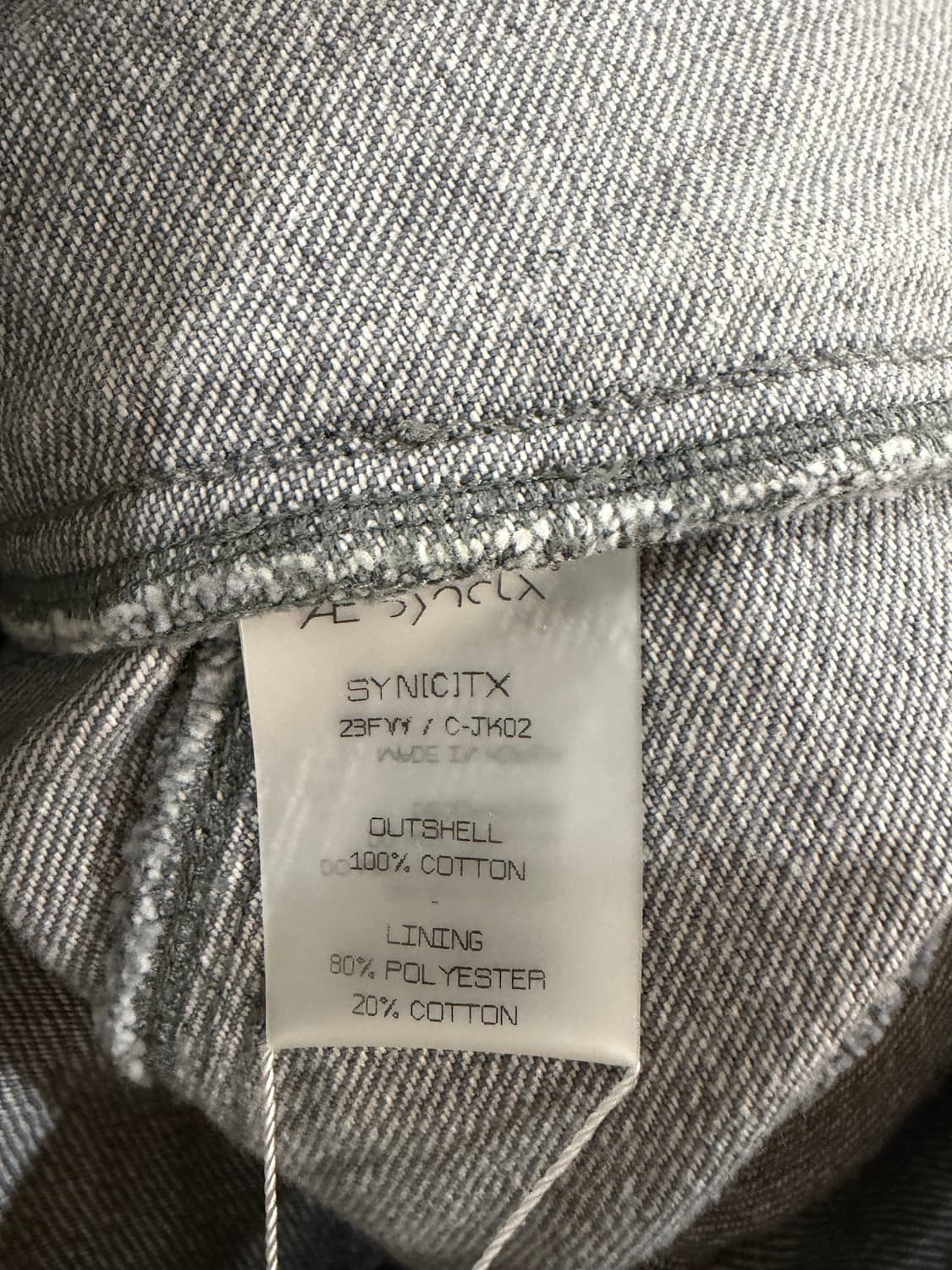 에이시넥틱스 C 블레이저 데님 자켓 상품이미지7