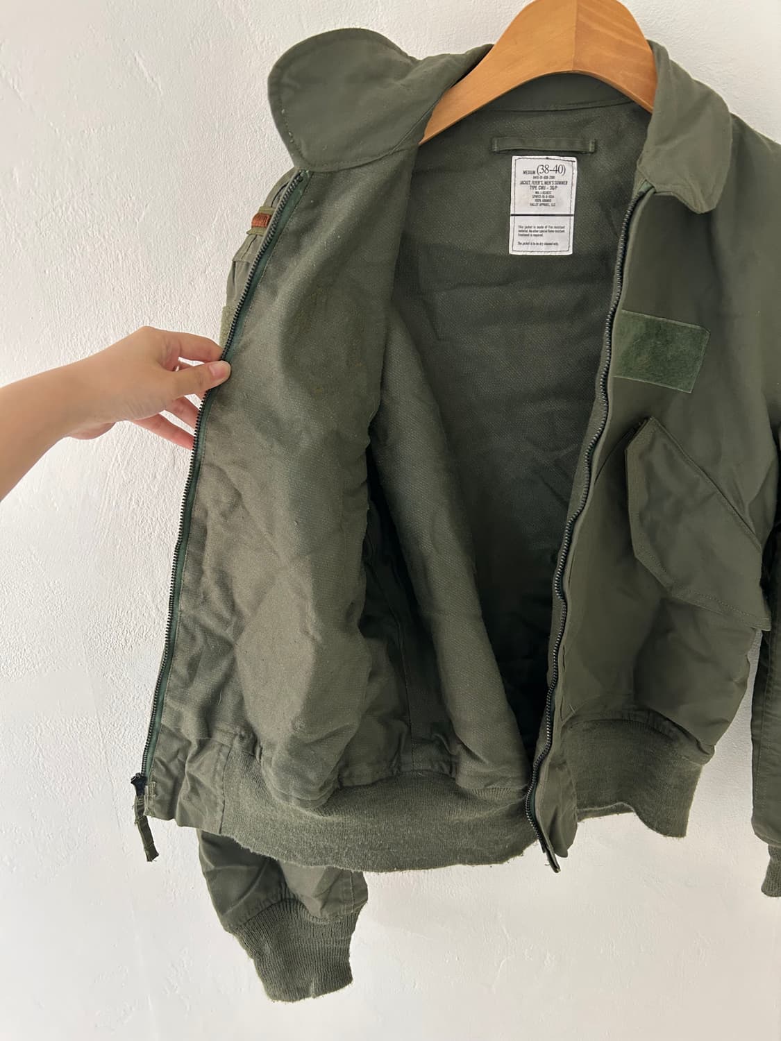 00's US Airforce cwu-36/p Flyer Jacket. 상품이미지4