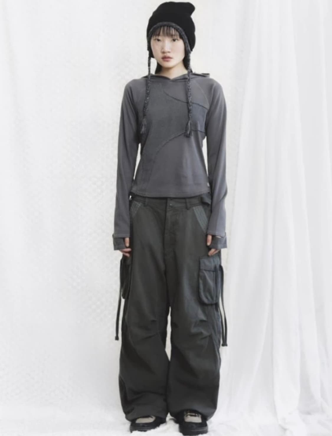 스마트어반유즈풀 코이세이오 워시드포켓팬츠 애쉬카키 1 상품이미지1