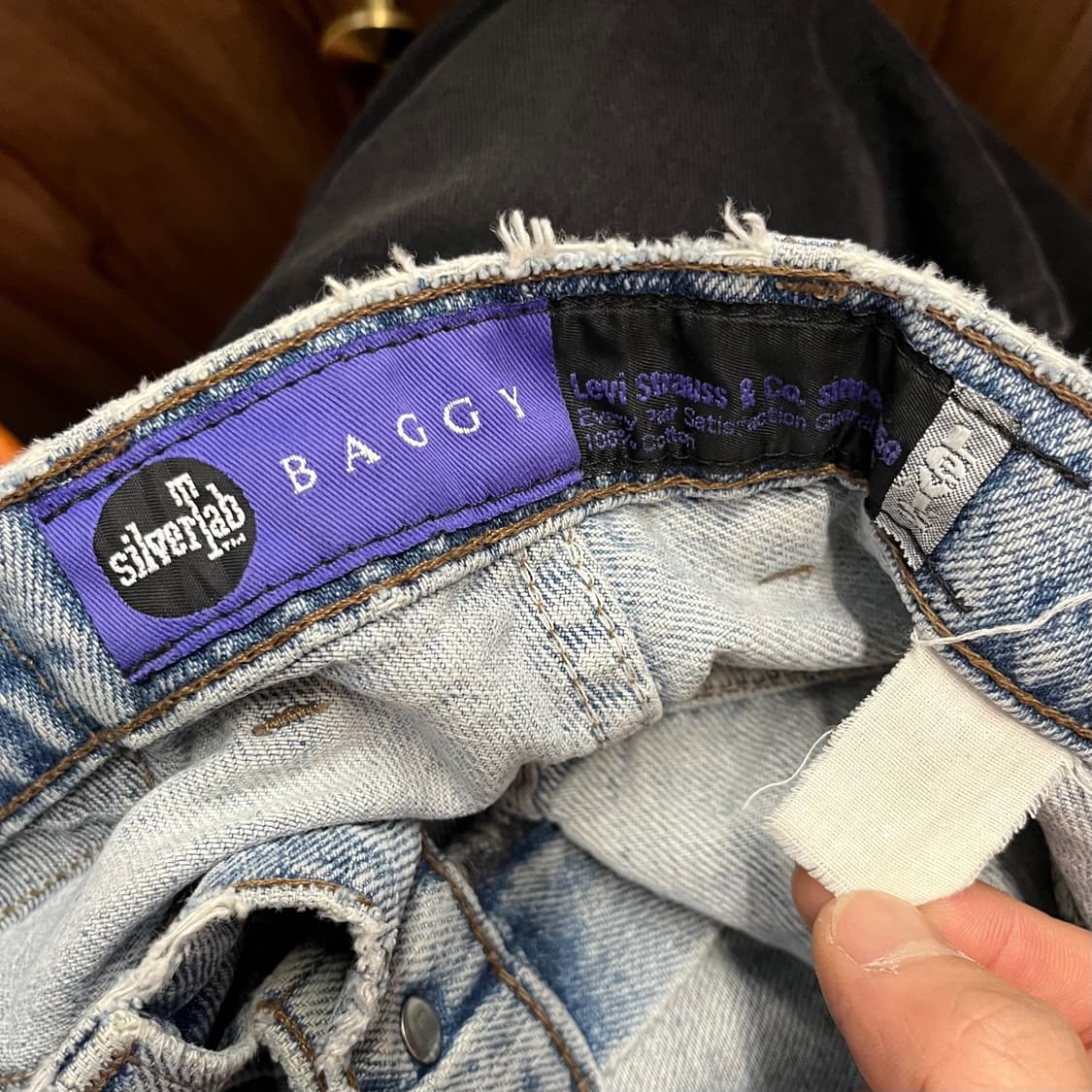 90s USA 리바이스 실버탭 데님 팬츠 (33“) 상품이미지7