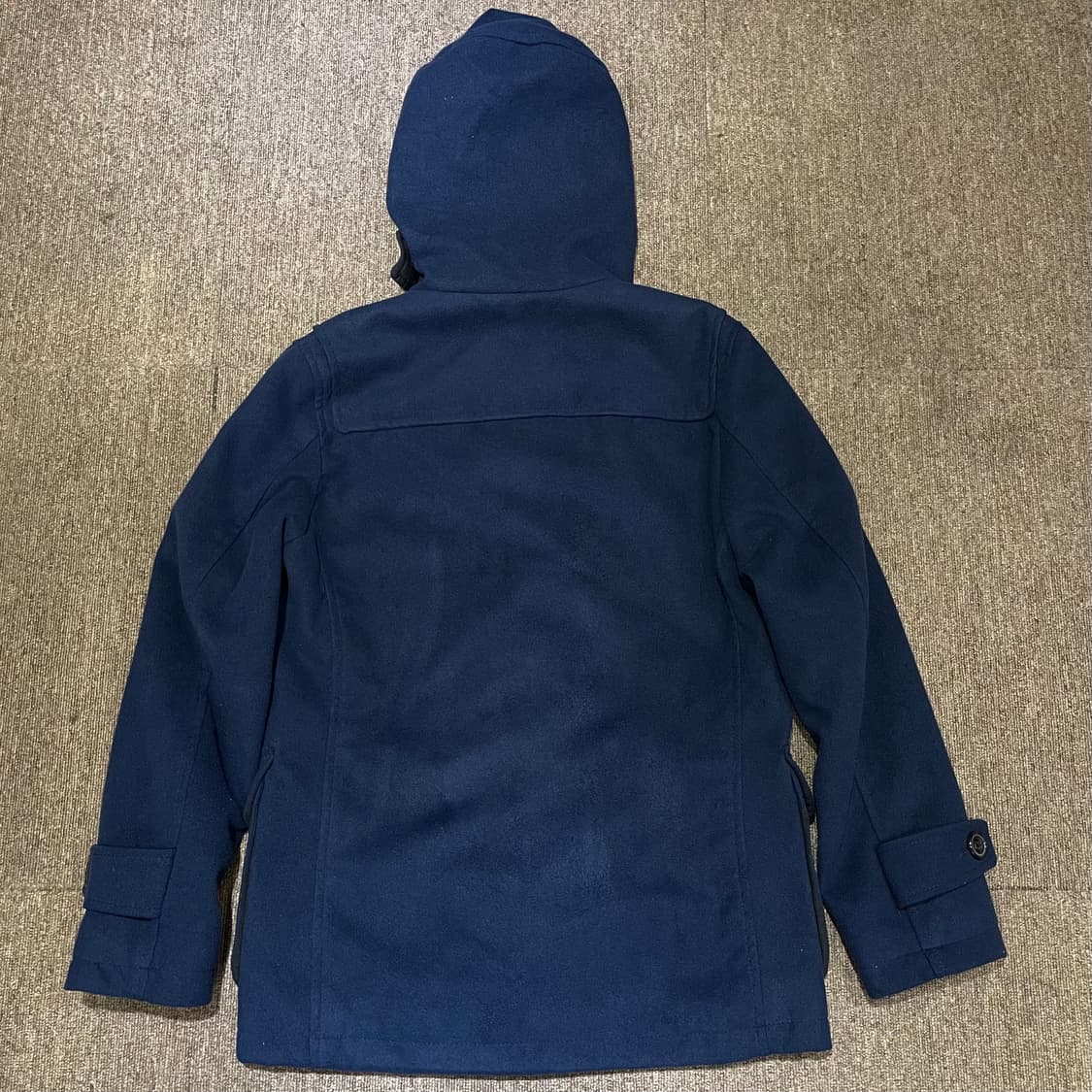 (L) 빈티지 네이비 후드 더플 코트 떡볶이 코트 상품이미지5