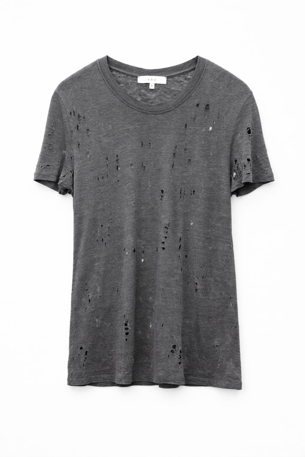 IRO 데미지 반팔 원피스 그레이 S 상품이미지1